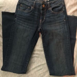 American eagle skinny kick size 4 long jeans